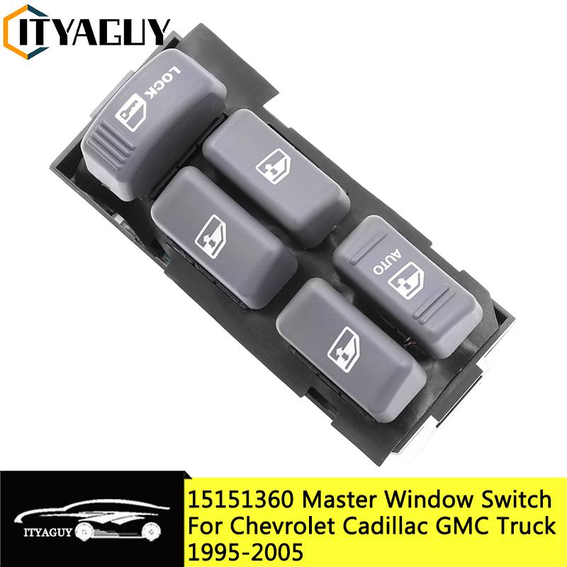 Электрический главный выключатель стеклоподъемника 15151360 19244658 для Chevrolet Blazer GMC Yukon Sonoma K1500 C1500 Cadillac Truck 1995-2005