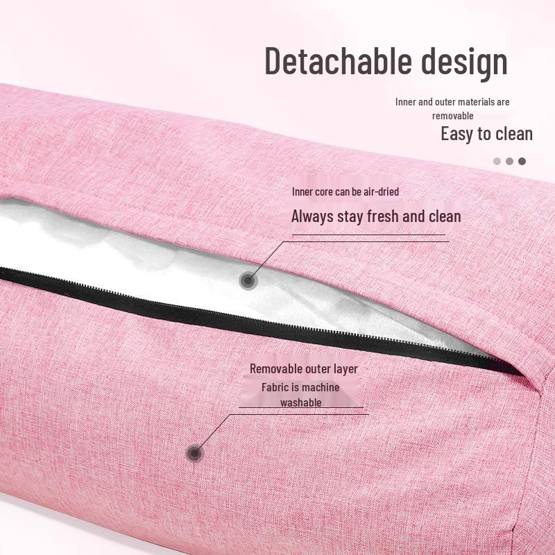Iyengar Lumbar & Neck Yoga Bolster - Rectangular Support Cushion for Yin Yoga