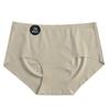 FINETOO Seamless Panty For Women Mid Waist Underwear Comfortable And Antibacterial Briefs
