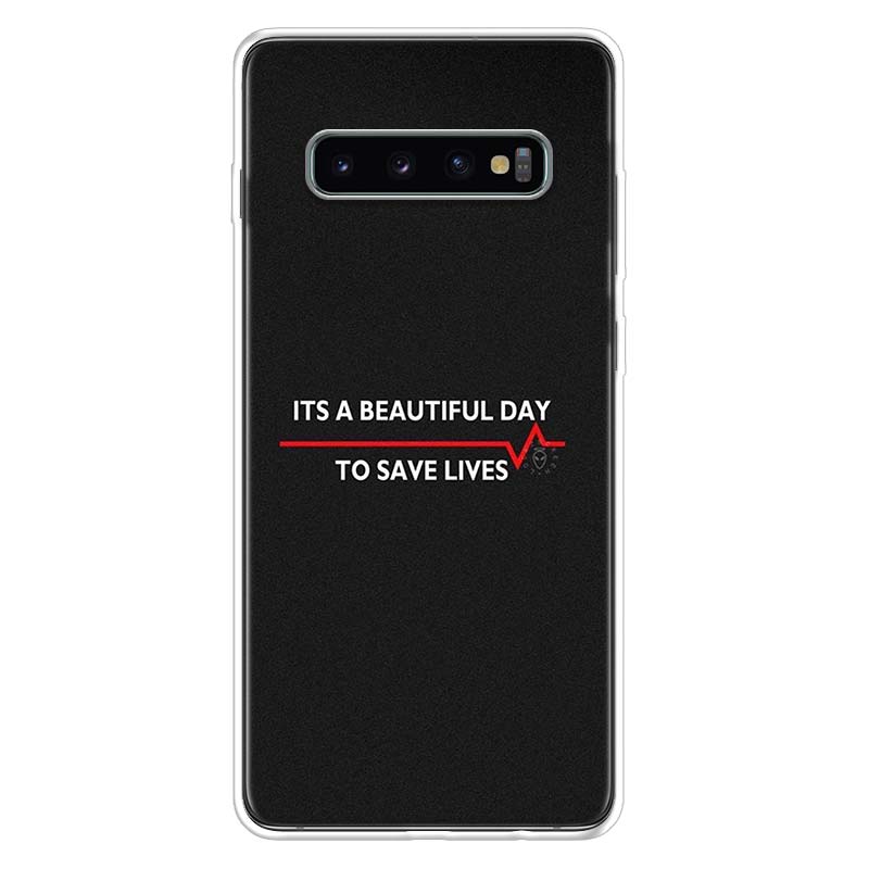 Greys Anatomy Phone Case For Samsung Galaxy S26 S25 Edge S24 S23 Ultra S22 Plus S21 S20 FE Soft TPU Back Cover Funda Galaxy S25