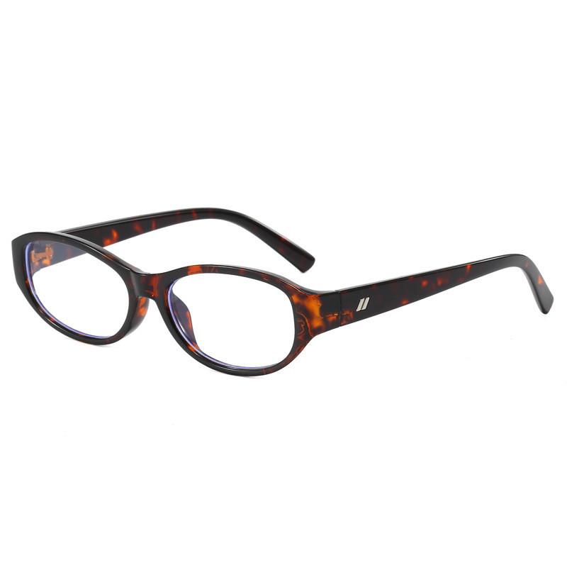 Retro Cat Eye Nonglare Glasses For Adults Ultra Thin Optical Frame For Office Use