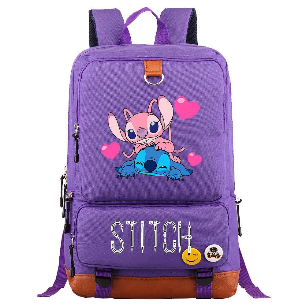 Anime Printed Teen Student School Bag Travel Bag Men'S And Women'S Shoulder Printed Backpack