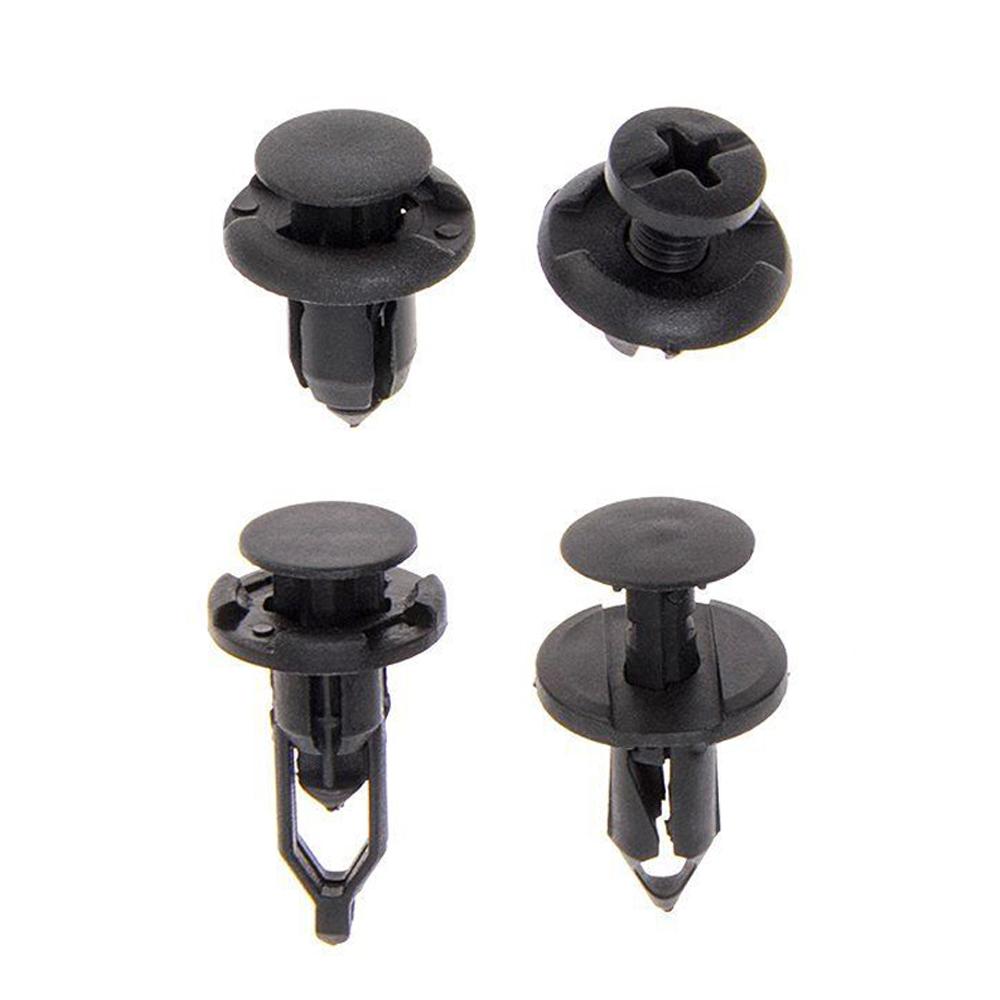 40 шт. смешанных автомобильных зажимов, пластиковые универсальные черные автомобильные зажимы, фиксаторы для обшивки дверей, фиксаторы для салона автомобиля