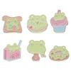 And Playful Fun Frog Food Series Pin Beautiful Decorative Brooch For Men Women And