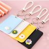 Fashion Girls Bus Card Cover Cartoon Children Badge Case Bank Card ID Card Holder Keychain