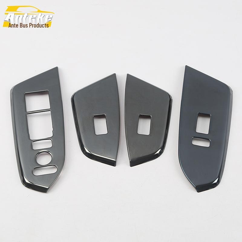 Decorative Glass Lift Frame for 17 CRV Door Armrest with Bright Button