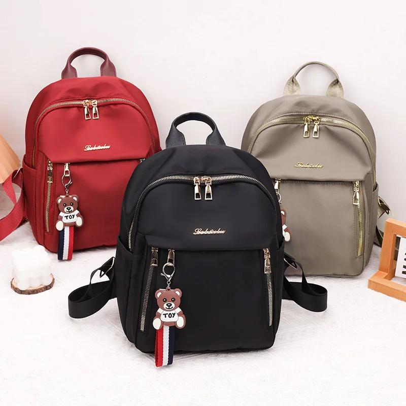 Прочные водонепроницаемые нейлоновые рюкзаки большой емкости с застежкой-молнией, горячая распродажа, универсальная женская сумка mujer