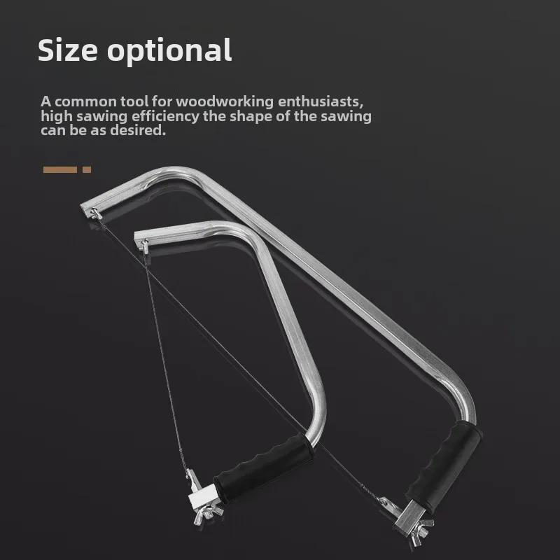 Manual Flower Curve Wire Saw - Handheld Woodworking Tool with Cutting Blade