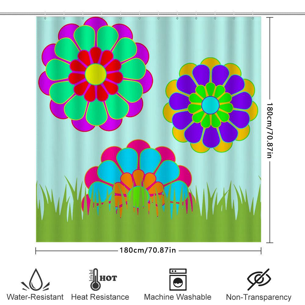 Colorful Fun Shower Curtain Decorate Your Bathroom with These Vibrant Designs