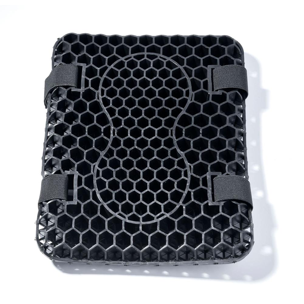 Motorcycle Gel Seat Cushion Universal Motorcycle Seat 3D Honeycomb Breathable Shock-Absorbing Pad Gel Seat Cushion