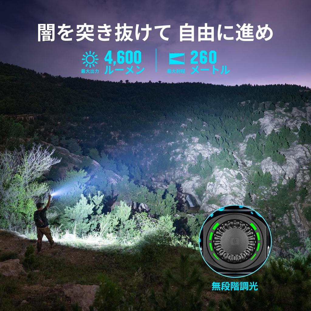 OLIGHT Искатель 4 Pro Светодиодный Ультраяркий 4600 Максимальная Дальность для Аварийного Открытого Использования IPX8 Уровень Заряда Батареи Ночная Мощность и Аварийные Фонари, Люмены, 260м,