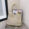 Large Capacity Tote Straw Bag New Casual Shoulder Bag Woven Bag Vacation Beach Bag Women's Bag Handbag