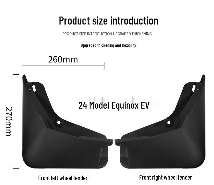 Chevrolet Equinox EV 2024-2025 Leather Mud Flaps