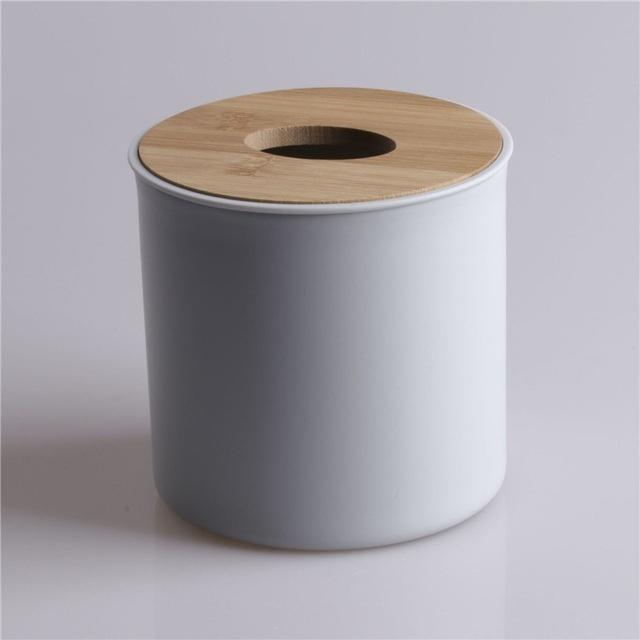 Круглая коробка для салфеток, пластиковый держатель для бумаги, рулонная бумага, аксессуары для салфеток, бытовой автомобильный держатель для бумаги, настольные аксессуары