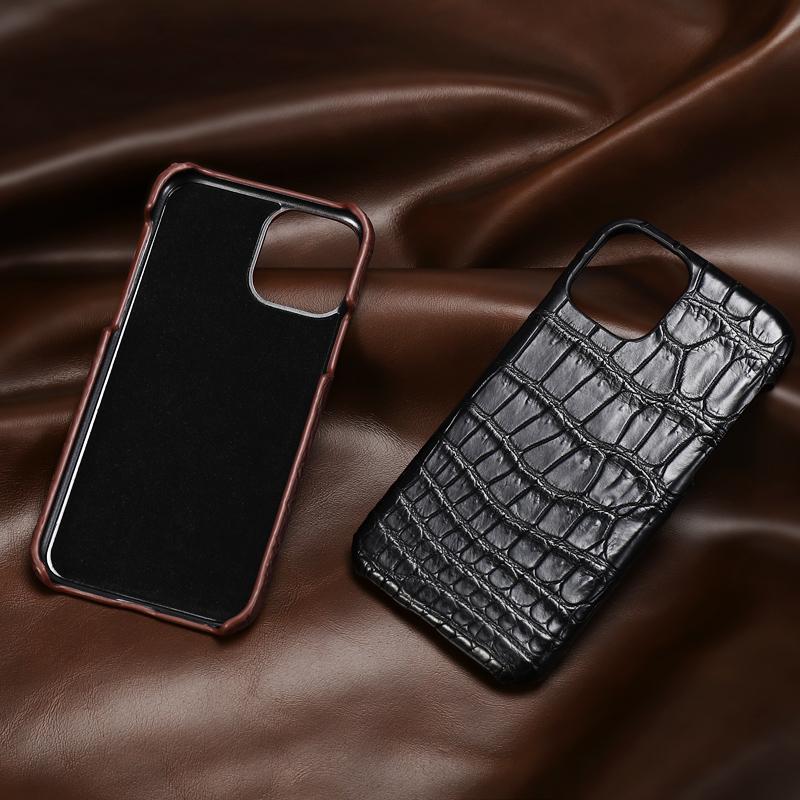 Чехол для телефона из 100% натуральной крокодиловой кожи для iPhone 16 15 Pro Max 14 12 ProMax 13Pro 16 Plus 15Pro 16Pro 14Plus Luxury Cover