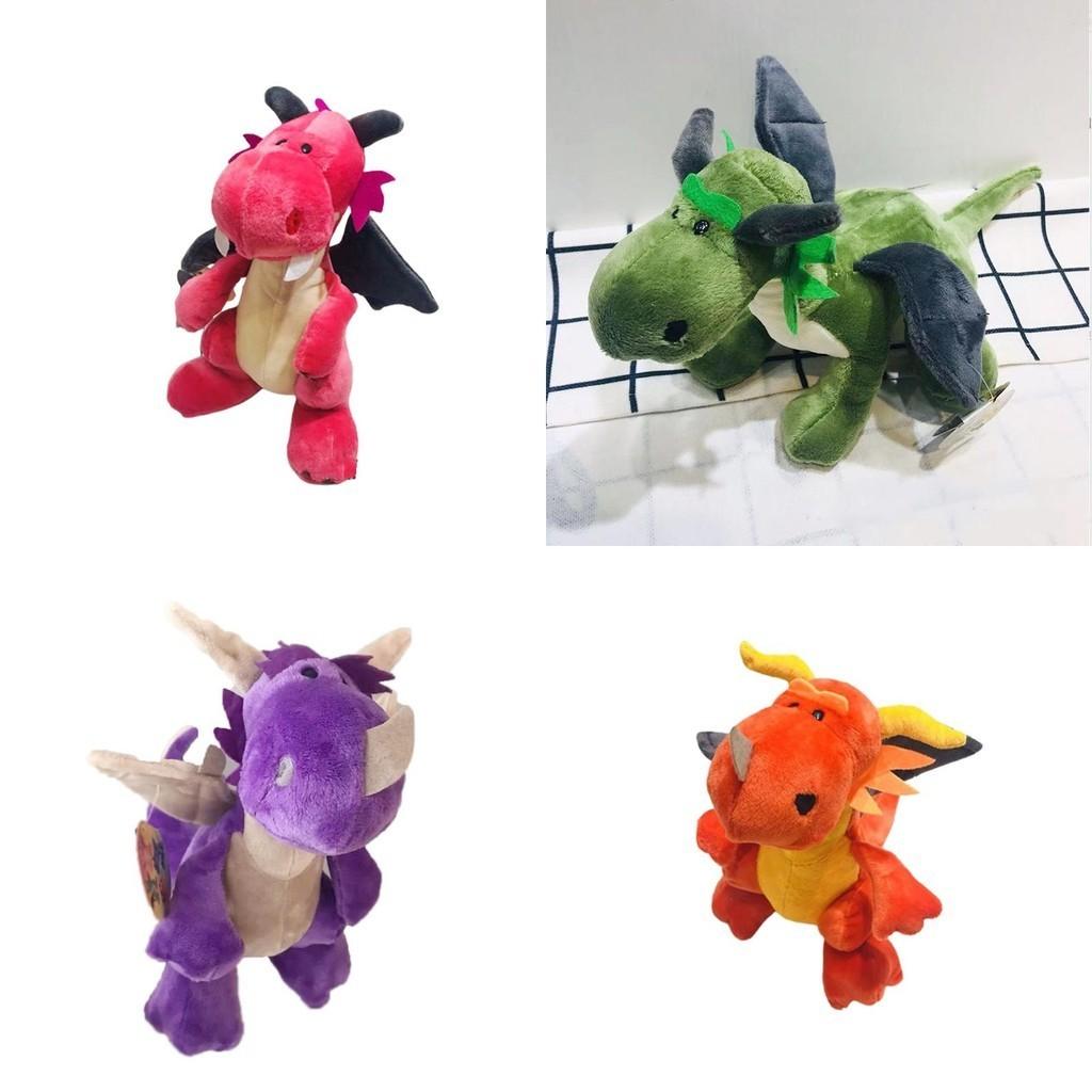 Realistic And Colorful 13.7in Dinosaur Plush Toys Great For Kids!