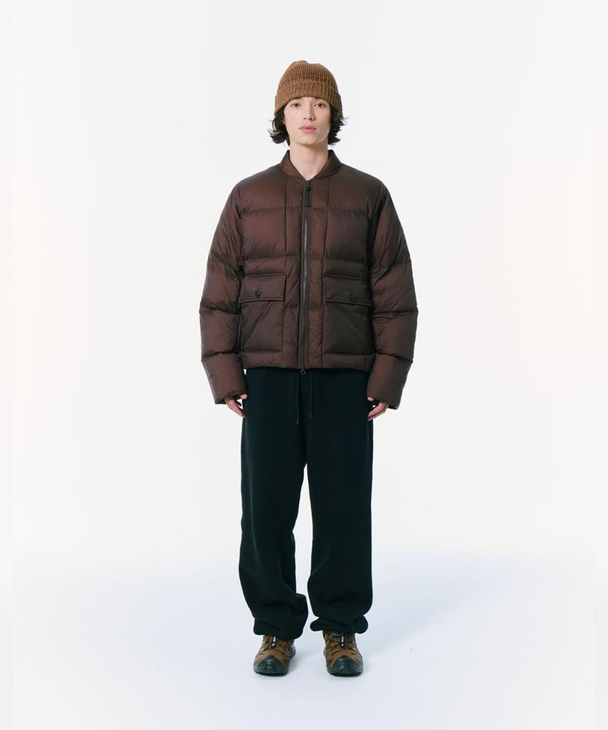 Milacode Versatile Down Jacket (Duck Down Semi Over Fit) (Wine)