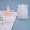 Aroma Plaster Silicone Mold Handicrafts Soap Candle Resin Casting Mold DIY Handmade Castle House Fantasy Decoration Mold