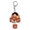 One Piece King Luffy Sona Beauty Подвеска Аниме Акриловый Брелок Прозрачный Брелок Акрил