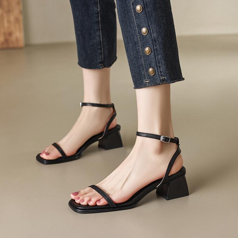 Модные НОВЫЕ Летние Женские Туфли Натуральная Кожа Высокий Каблук Вечерние Туфли Сексуальные Женские Сандалии Обувь На Платформе для Женщин sandálias femininas