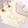 37 Pcs Stationery Paper Envelopes Set Includes 24 Lined Writing Paper & 12 Envelopes with 48 Round Stickers, Cute Bear Flower Cat Letter Writing and