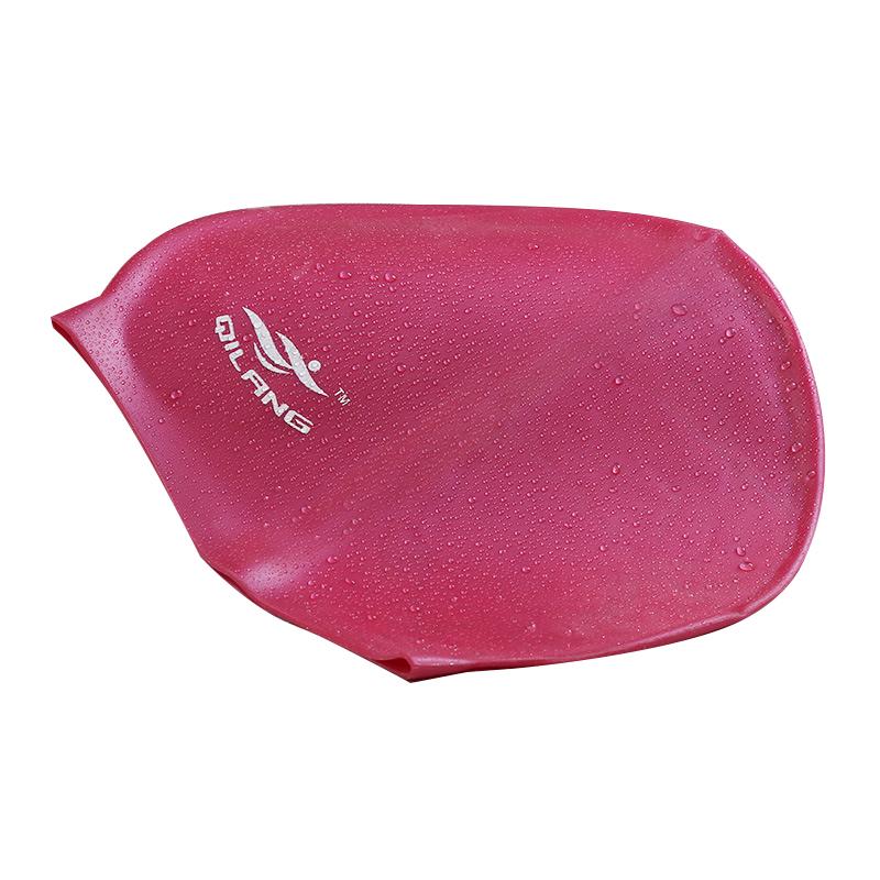 Силиконовая шапочка для плавания для взрослых, водонепроницаемая летняя шапочка для бассейна, эластичная защитная шапочка для ушей, длинные волосы, красочная шапочка для дайвинга