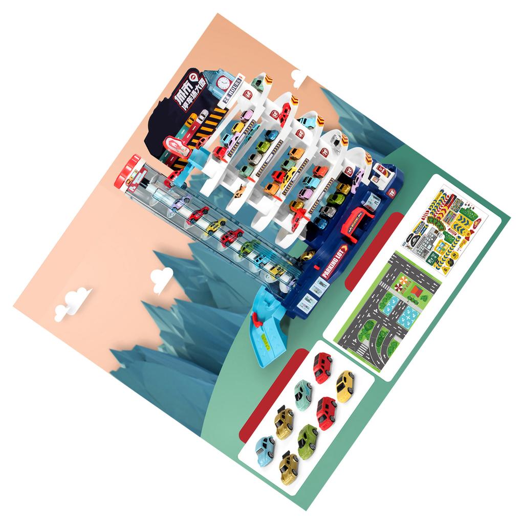 Игрушка для автомобильных рельсов Гибкая гравитационная горка Приключение Подарок на день рождения Игрушка для электромобиля