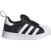 Adidas Originals SUPERSTAR 360 Classic And Versatile Low top Toddler Shoes Black Infant And Toddler KI8790