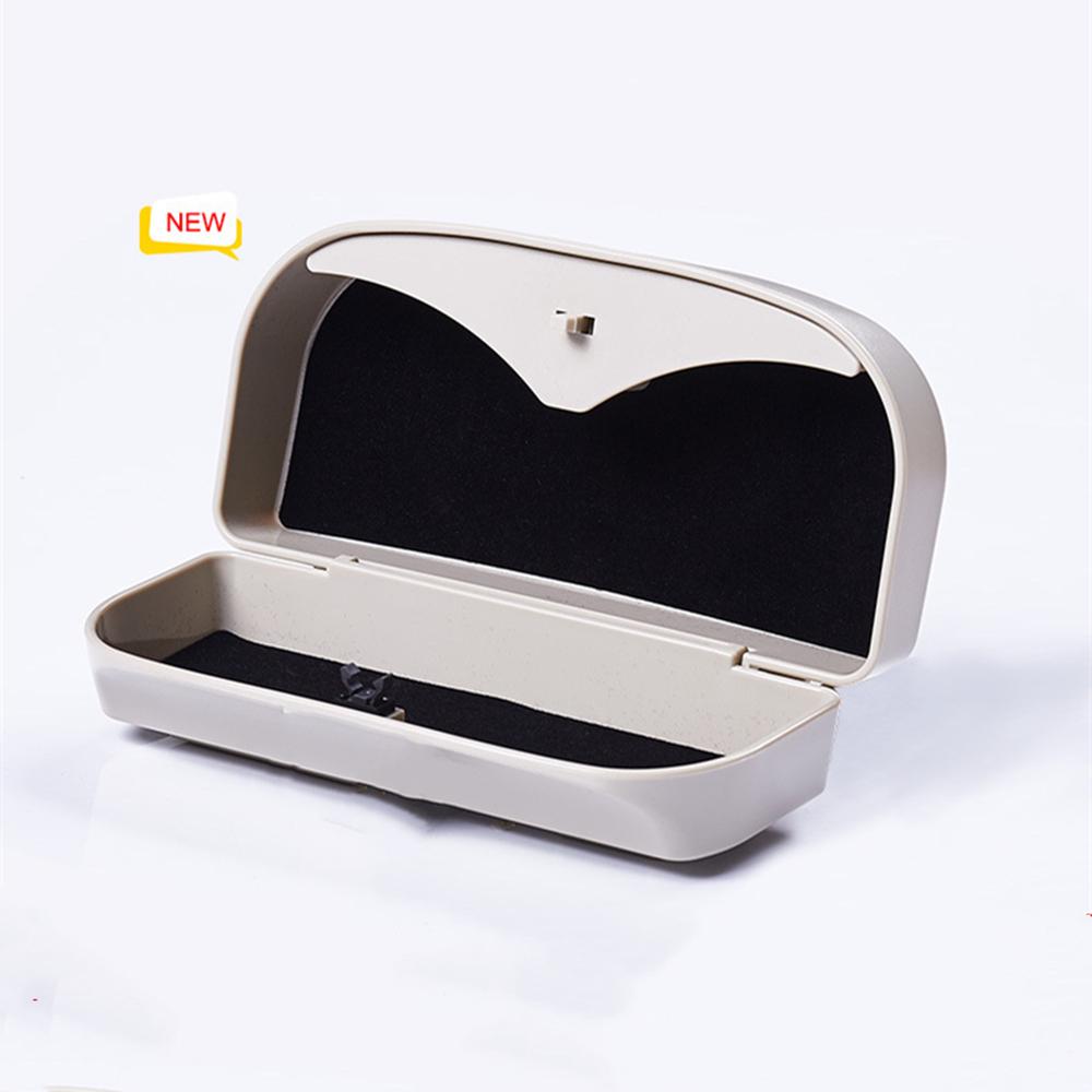 Car Glasses Box Portable Car Sunglasses Holder In The Car Driving Glasses Holder Eyeglass Case Sun Visor Car Lenses Holder