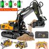 Remote Control Excavator Toy Radio Controlled Rc Dump Truck Vehicle Crawler Bulldozer Construction Car Gifts For Kids Boys