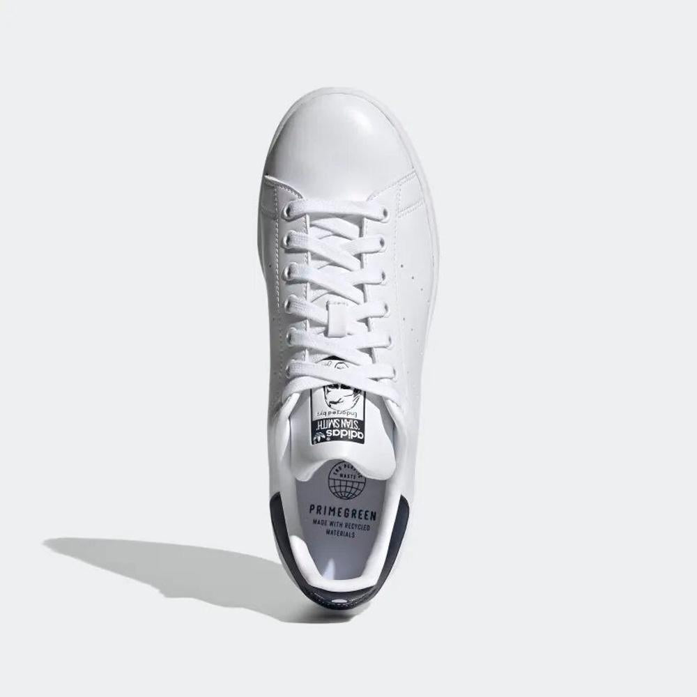 Adidas stan smith sneakers vegan lace closure white/navy
