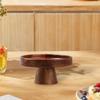 Solid Wooden Tray Appetizer Serving Cake Plate Stand,High Footed,for Fruit Snack Wedding