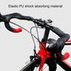 2Pcs Road Bike Handlebar Tape Anti-Slip Composite Leather Shock-proof Handle Bar Tape with Bar End Anti-Vibration Wrap Tape