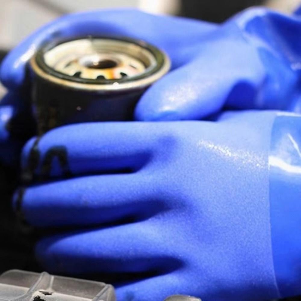 Wear-resistant Industrial Gloves PVC Work Gloves Durable Labor Protection Gloves