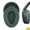 Geekria QuickFit Earpads Compatible with JLab JBuds Lux ANC Wireless Ear Cups Headphones, Pads/Ear (Protein Leather/Sage)