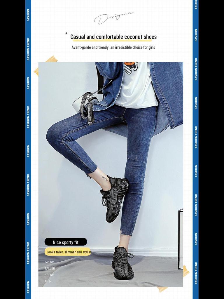 Women's Casual Breathable Shoes - Lightweight, Versatile, Soft Sole for Running & Walking In Spring and Autumn