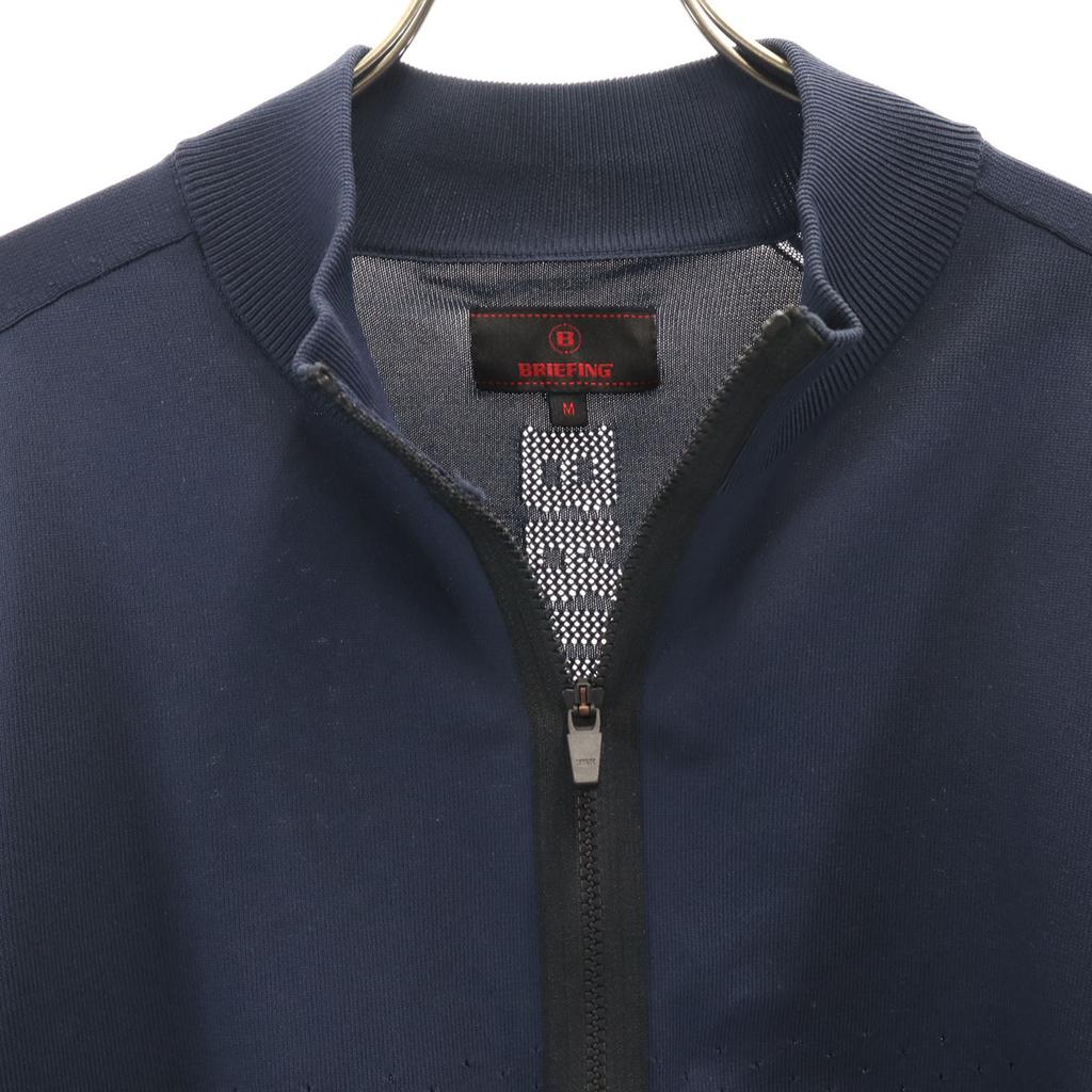 BRIEFING golf Knit jacket M Navy Men's Used