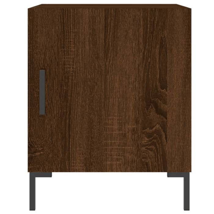 Maison Exclusive - Tables de chevet 2pcs chêne marron 40x40x50cm bois d'ingénierie
