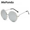 MePanda Модные солнцезащитные очки унисекс в большой круглой оправе для путешествий на открытом воздухе, UV400