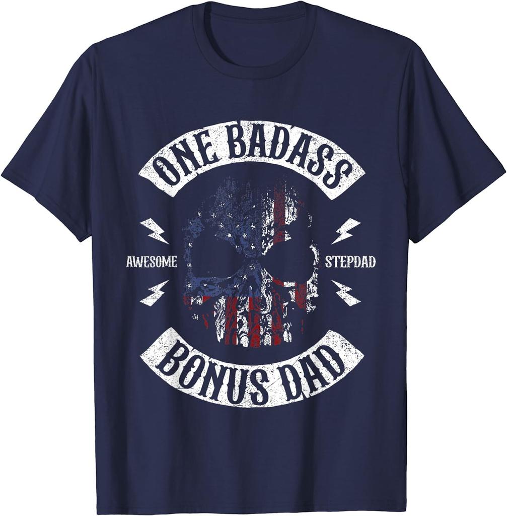 One Badass Bonus Stepdad Birthday Fathers Day Gift Unisex T-Shirt
