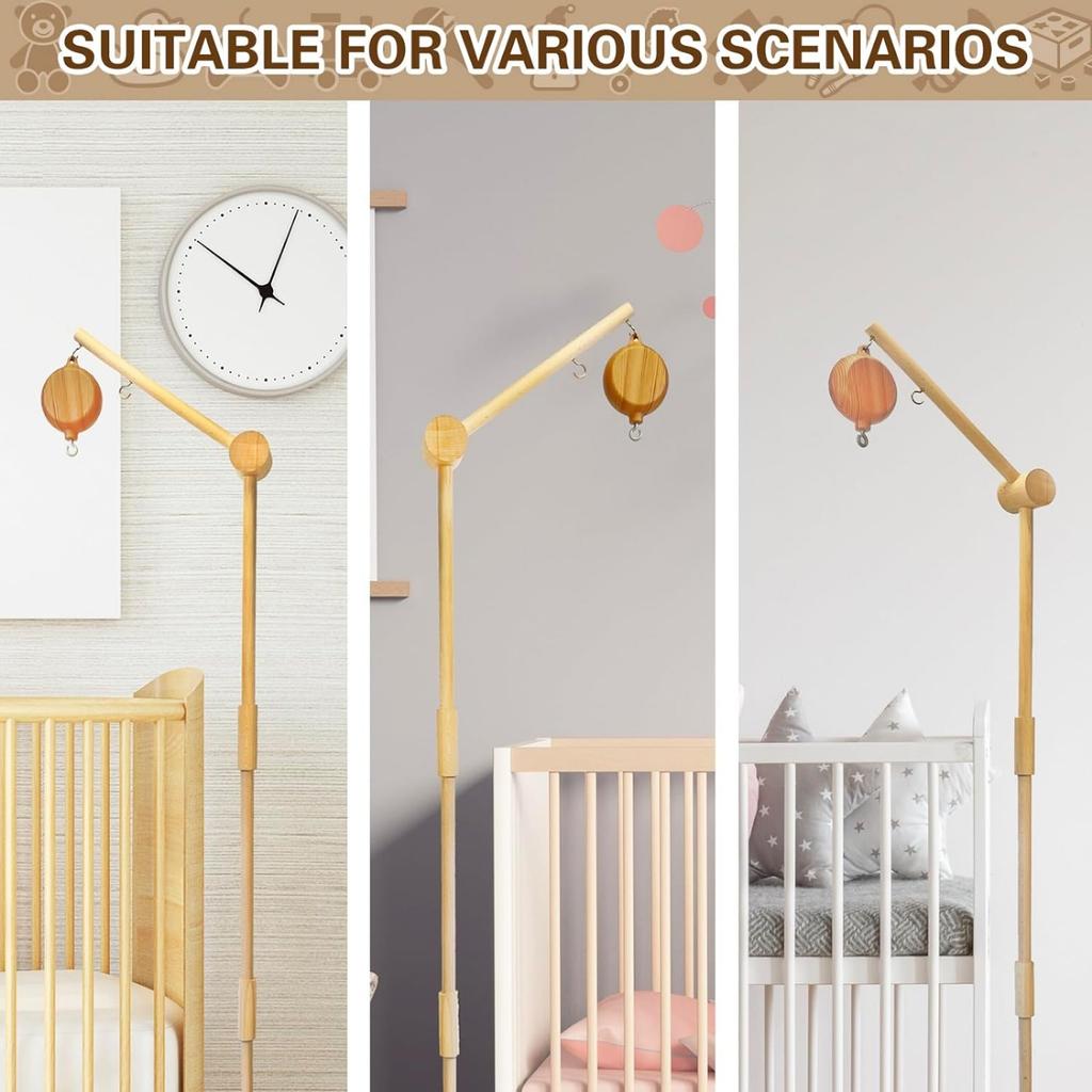 Baby Crib Mobile Motor Musical Box,Operated Plays 35 Tunes Crib Toys (Without Arm)