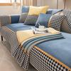 Nordic Sofa Cushion Four Seasons Universal Houndstooth Leather Sofa Cover Simple Cushion Back Towel Cover Cloth Non-Slip Stain Resistant