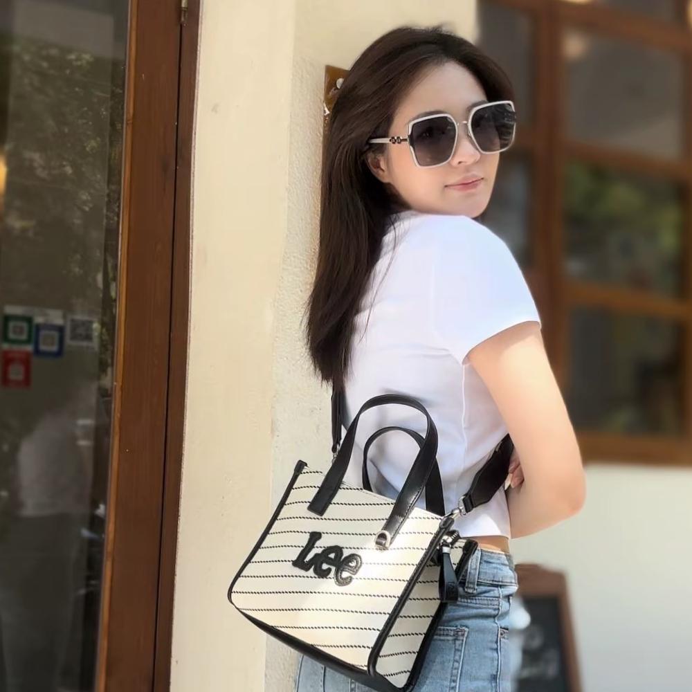 New Lee Fabric Tote Bag, Shoulder Bag, Crossbody Bag, Handbag Regular Women's Ecru LE240074M-903