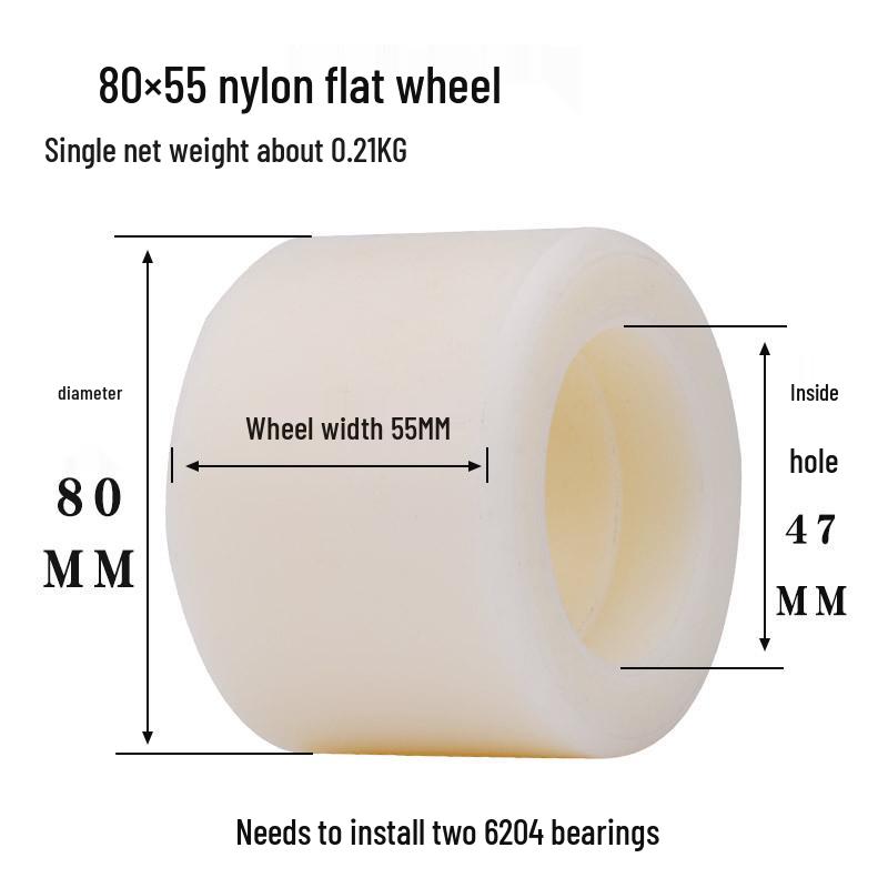 Hydraulic Pallet Truck Nylon Wheels & Iron Core PU Forklift Accessories