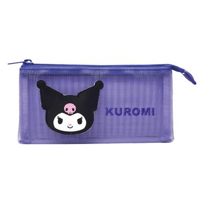 K Company Косметичка сетчатая с персонажами Sanrio Kuromi Три кармана CM3P1-KU