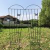 Роза с решеткой в виде бабочки: Кованая Рама для Вьющихся Растений и Подставка для Растений для Клематиса на Открытом Воздухе