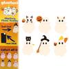 Mini Telephone Topper Stick-On Ghost Phone Charm Cute Ghostees Mystery Phone Buddy for All Phones