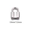 Wholsale 10pcs/lot Stainless Steel Lock Charm Fit Necklace Bracelet Padlock DIY Charm Pendant Jewelry Making