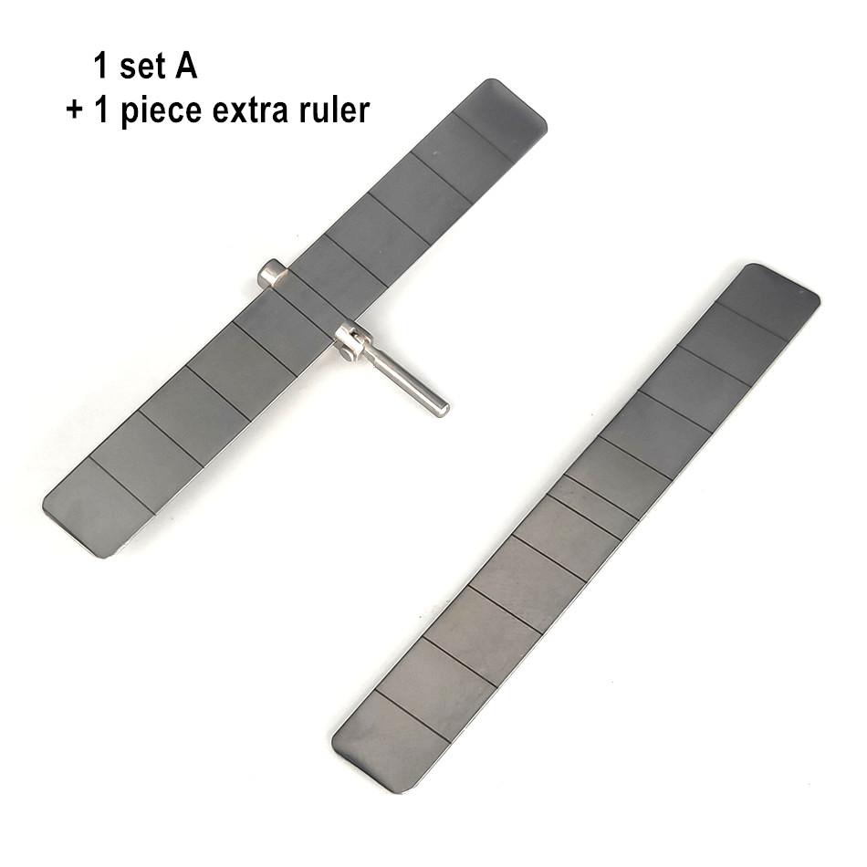 Угловая линейка для позиционирования зубов. Калибр. Направитель для позиционирования зубного имплантата. Локатор для позиционирования хирургической посадки. Автоклавируемый.