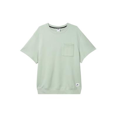 Sb сплошной цвет с круглым вырезом и карманами, спортивная повседневная футболка с короткими рукавами, топы унисекс, цвета морской волны, темно-бирюзовый DH2930-017